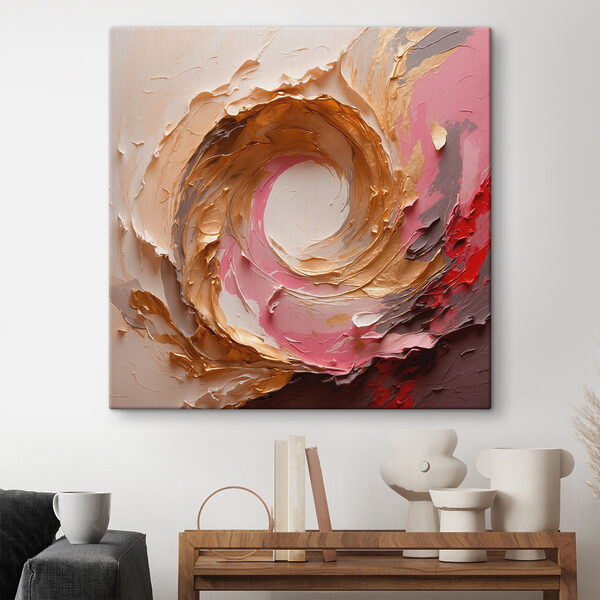 Tourbillon de peinture sur un mur Tableaux Tourbillon de peinture sur un mur