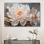 Tableaux Floraison dans des teintes blanches sereines