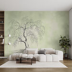 Papier peint Dessin d'un arbre