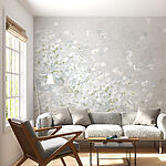Papier peint Bouquet de fleurs blanches