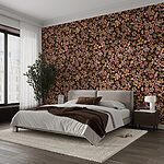 Papier peint Motif de petites fleurs