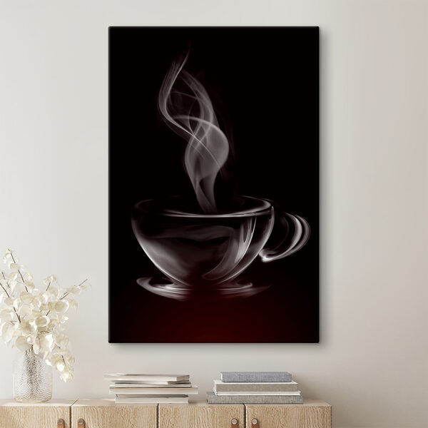 Coupe en verre avec fumée Tableaux Coupe en verre avec fumée
