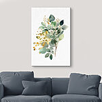 Tableaux Aquarelle d'une branche avec des feuilles