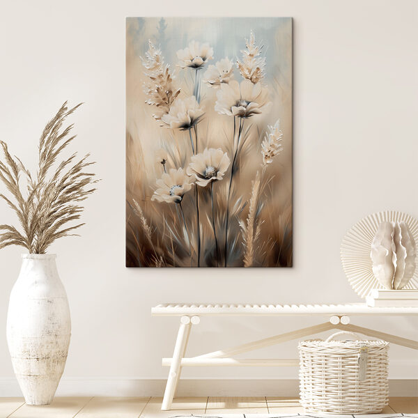 Peinture de fleurs et d'herbe Tableaux Peinture de fleurs et d'herbe