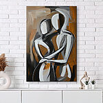 Tableaux Peinture de deux personnes