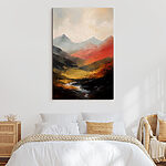 Tableaux Peinture de montagnes en différentes couleurs