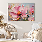 Tableaux Beauté fleurie en touches peintes