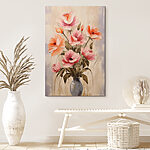 Tableaux Peinture de fleurs dans un vase