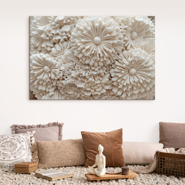 Groupe de fleurs blanches Tableaux Groupe de fleurs blanches