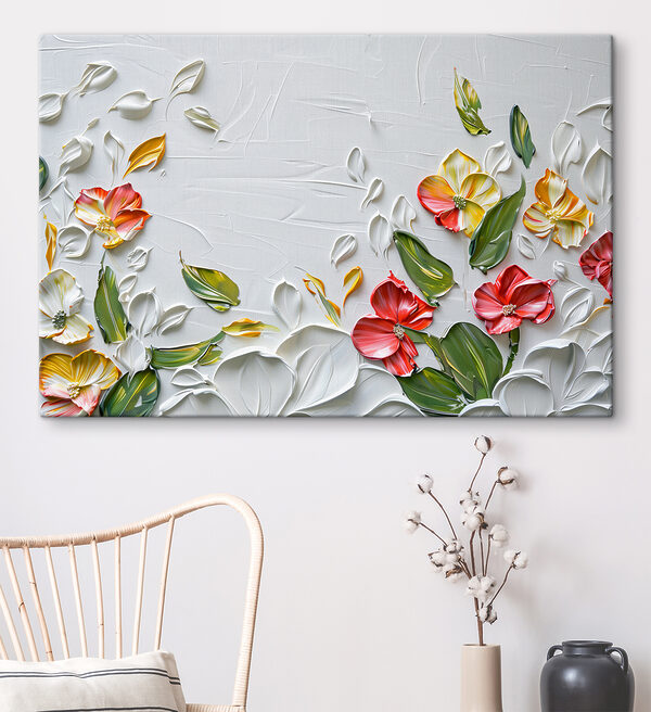 Peinture de fleurs et de feuilles Tableaux Peinture de fleurs et de feuilles