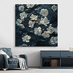 Tableaux Fleurs blanches flottant dans l'eau