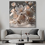 Tableaux Fleurs dansantes dans les eaux cristallines
