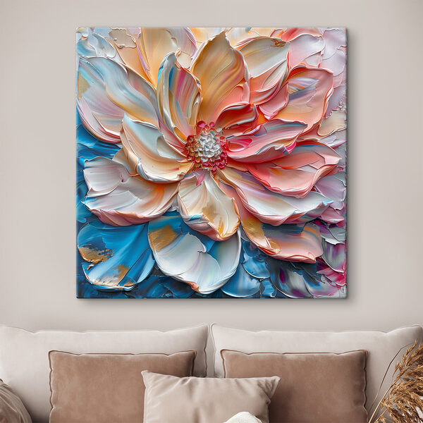 S'épanouir dans des tourbillons de peinture pastel Tableaux S'épanouir dans des tourbillons de peinture pastel