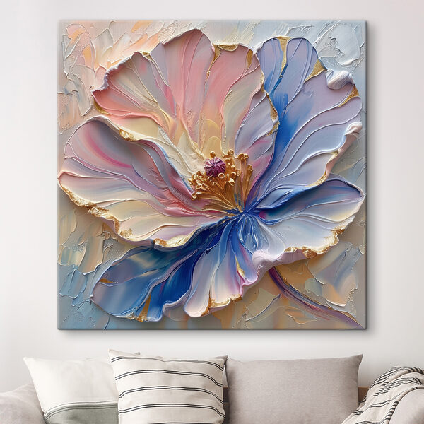 Les pétales pastel tourbillonnent avec élégance Tableaux Les pétales pastel tourbillonnent avec élégance