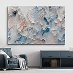 Tableaux Surface texturée blanche et bleue
