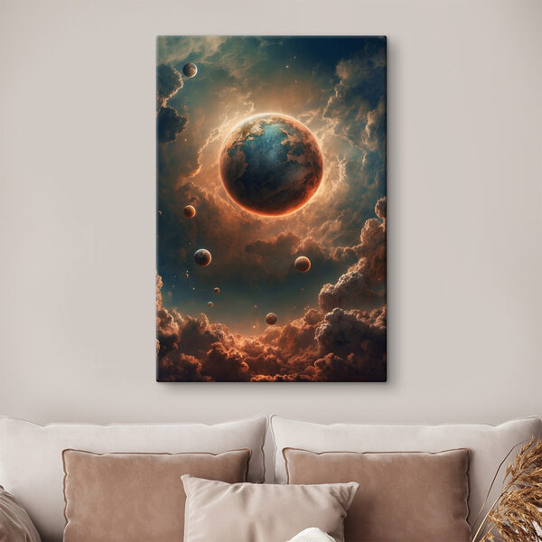 Planète dans le ciel Tableaux Planète dans le ciel