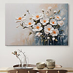 Tableaux Peinture de fleurs blanches