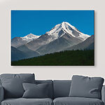 Tableaux Montagne enneigée