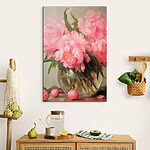 Tableaux Vase de fleurs roses