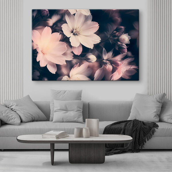 Des fleurs dans une brume de rêve Tableaux Des fleurs dans une brume de rêve