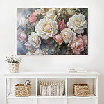 Tableaux Groupe de roses blanches et roses