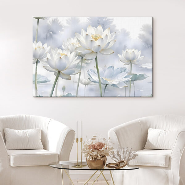Groupe de fleurs blanches Tableaux Groupe de fleurs blanches