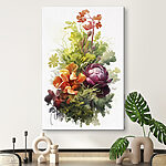 Tableaux Bouquet de fleurs et de feuilles