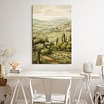 Tableaux Paysage avec arbres et bâtiments