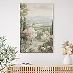 Tableaux Paysage avec des arbres et un bâtiment