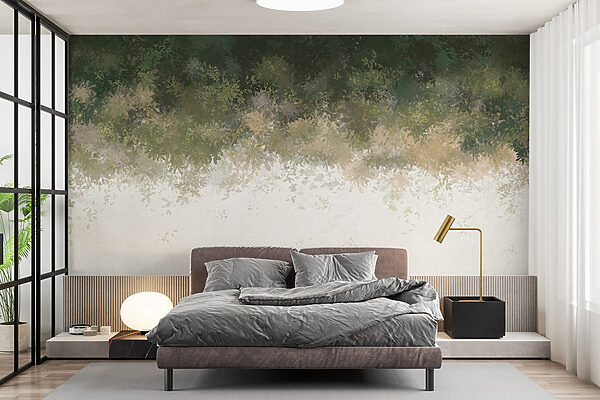 Les teintes du coucher de soleil se fondent dans la nuit Papier peint Les teintes du coucher de soleil se fondent dans la nuit