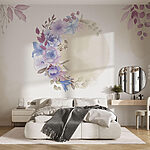 Papier peint Aquarelle de fleurs