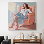 Tableaux Femme assise sur une chaise