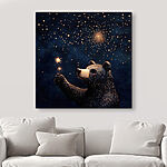 Tableaux Ours tenant un cierge magique