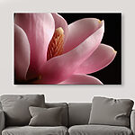 Tableaux Magnolias roses délicats en fleurs