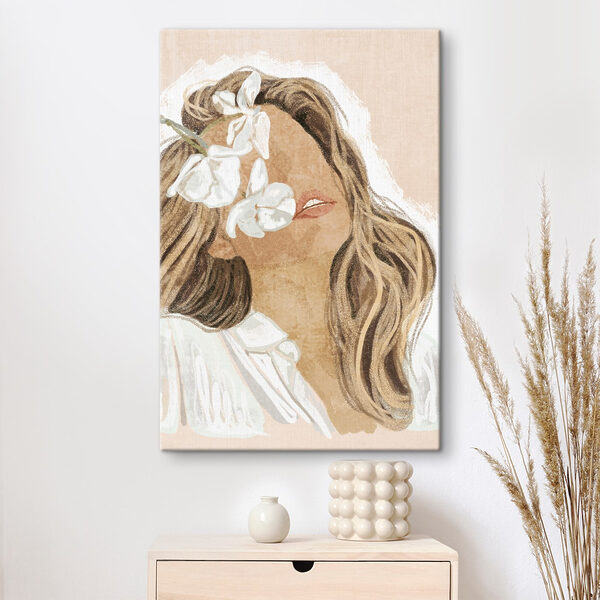Femme avec des fleurs dans les cheveux Tableaux Femme avec des fleurs dans les cheveux