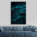 Tableaux Galaxie dans l'espace avec des étoiles