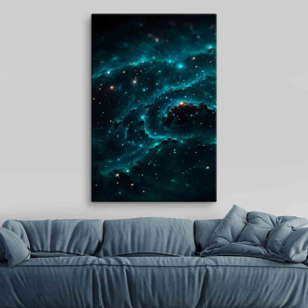 Galaxie dans l'espace avec des étoiles Tableaux Galaxie dans l'espace avec des étoiles