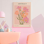 Tableaux Fleurs en harmonie abstraite