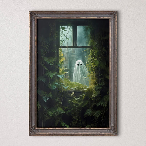 Fantôme dans une fenêtre Tableaux Fantôme dans une fenêtre