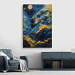 Tableaux Ciel étoilé en couleurs abstraites