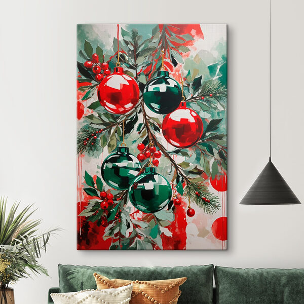Peinture d'ornements sur une branche Tableaux Peinture d'ornements sur une branche