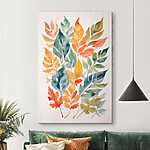 Tableaux Groupe de feuilles colorées