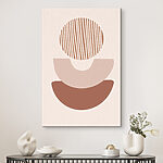 Tableaux Groupe de formes sur fond blanc