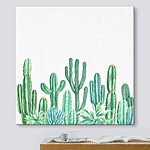 Tableaux Groupe de cactus et de plantes grasses