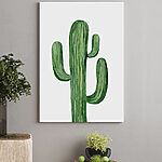 Tableaux Cactus vert sur fond blanc