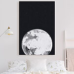 Tableaux Planète dans l'espace avec des étoiles