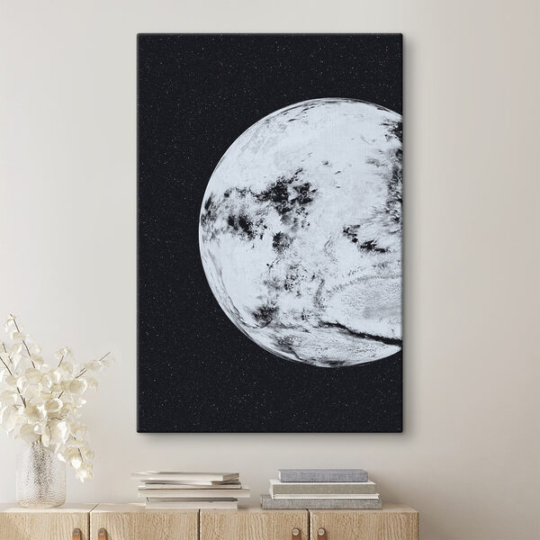 Planète dans l'espace avec des étoiles Tableaux Planète dans l'espace avec des étoiles