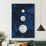 Tableaux Groupe d'objets ronds et blancs dans l'espace