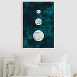 Tableaux Groupe d'objets ronds et blancs dans l'espace