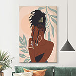 Tableaux Femme avec un chignon